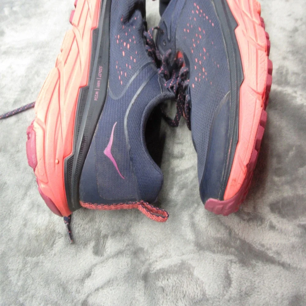 Hoka Running Shoes Womens 9 B Blue Challenger ATR 6 Lightweight Lace-Up Athletic
